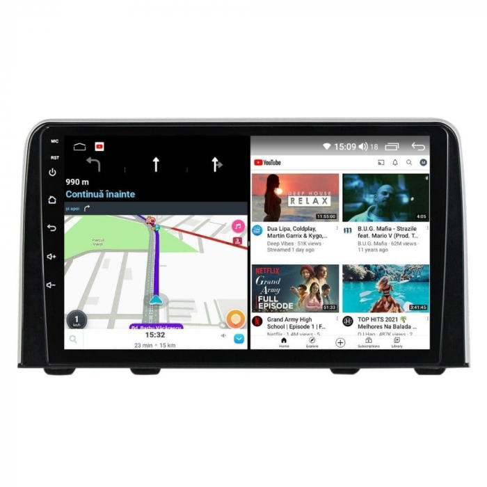 Navigatie Honda CRV din 2016-2019 Android 14 , 4GB RAM , Procesor Quad Core , Wireless Carplay si Android auto , Display HD Touchscreen, Wi-Fi , Bluetooth, USB [4]