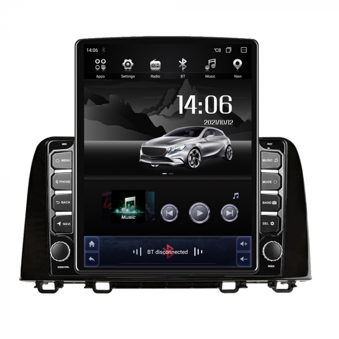 Navigatie Honda CRV din 2016-2019, Display TESLA 9.5 inch, 2GB RAM si 32GB ROM, Wireless Carplay si Android Auto, Procesor Octacore, Slot sim 4G, Sunet DSP, Camera Marsarier, Bluetooth, USB, Wi Fi, Ra [4]