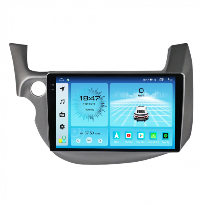 Navigatie Honda Fit Jazz 2 2007-2014 Android 14 , 2GB RAM QLED Carplay [5]