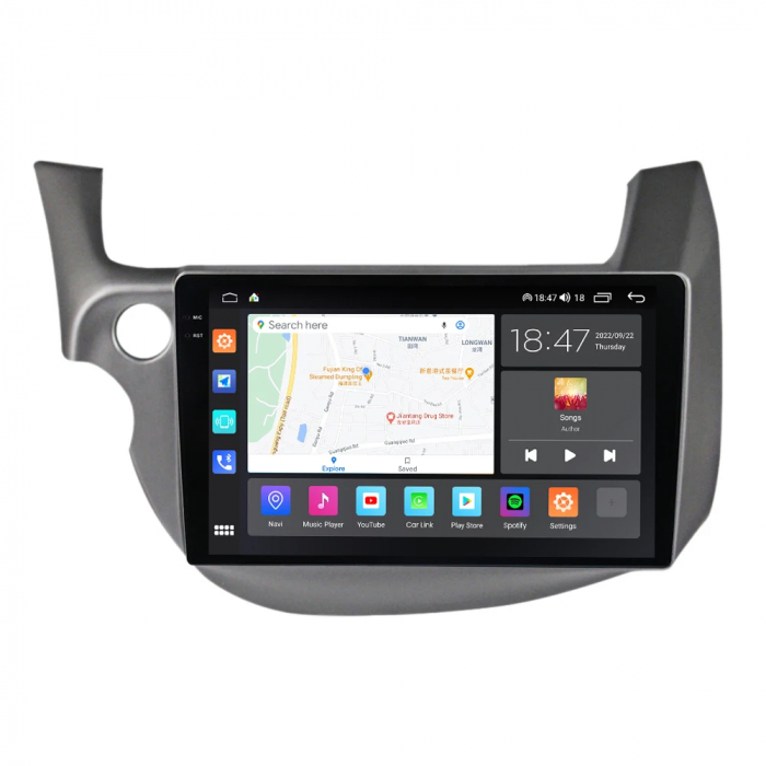 Navigatie Honda Fit Jazz 2 2007-2014 Android 14 , 2GB RAM QLED Carplay [4]