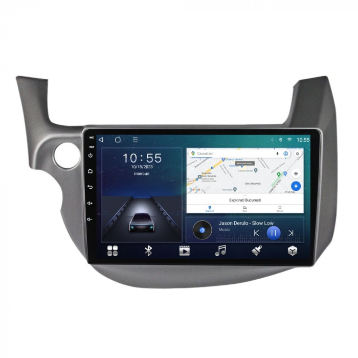 Navigatie Honda Fit Jazz 2 2007-2014 Android 14 , 4GB RAM , Procesor Quad Core , Wireless Carplay si Android auto , Display HD Touchscreen, Wi-Fi , Bluetooth, USB [2]
