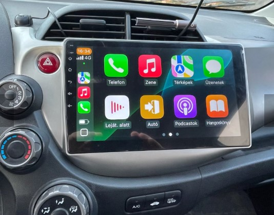 Navigatie Honda Fit Jazz 2 2007-2014 Android 14 , 4GB RAM , Procesor Quad Core , Wireless Carplay si Android auto , Display HD Touchscreen, Wi-Fi , Bluetooth, USB [2]