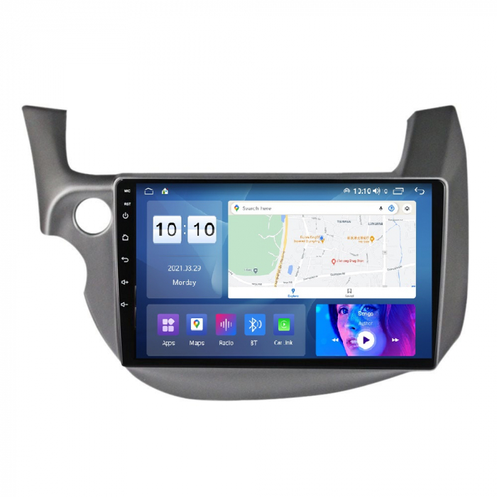 Navigatie Honda Fit Jazz 2 2007-2014 Android 14 , 4GB RAM , Procesor Quad Core , Wireless Carplay si Android auto , Display HD Touchscreen, Wi-Fi , Bluetooth, USB [1]