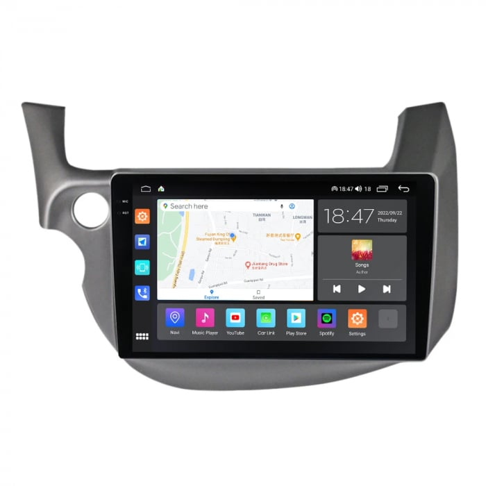 Navigatie Honda Fit Jazz 2 2007-2014 Rezolutie 2K , 8GB RAM+128GB ROM QLED [3]