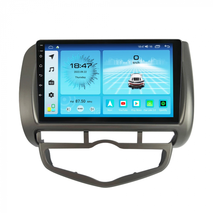 Navigatie Honda Fit Jazz City LHD 2002-2007 Android 14 , 4GB RAM+64GB ROM QLED [4]