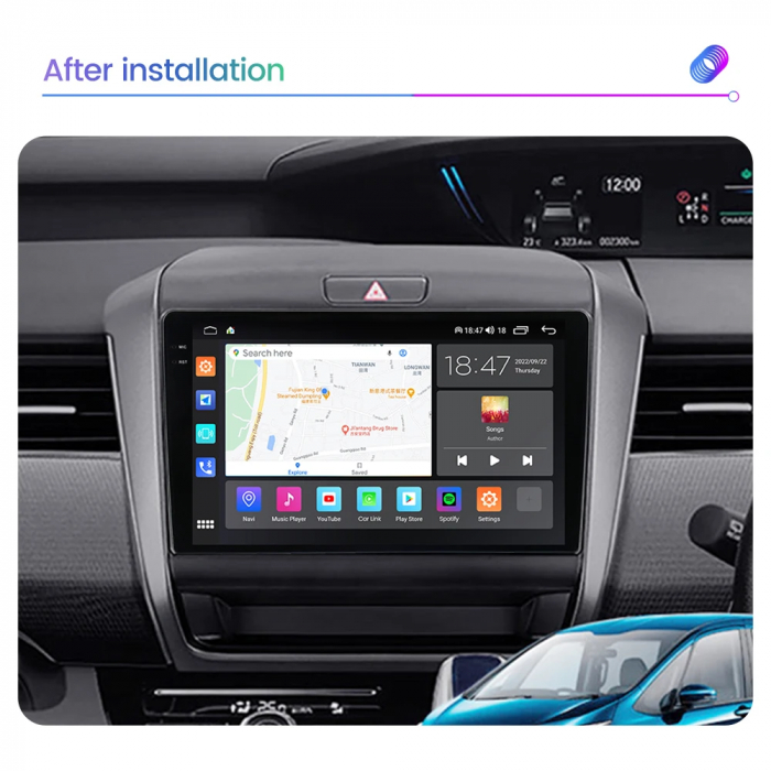 Navigatie  Honda Freed 2 2016-2020 Rezolutie 2K , 8GB RAM+128GB ROM QLED [3]