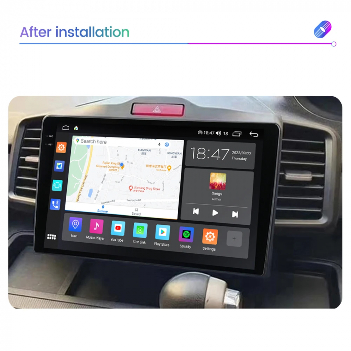 Navigatie Honda Freed 2008-2016 Rezolutie 2K , 8GB RAM+128GB ROM QLED [3]