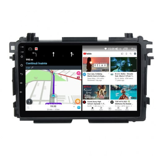 Navigatie Honda HRV 2014 - 2021 8GB RAM si 128GB ROM, Ecran QLED 9 inch, Android 14, Procesor Octacore, Slot sim 4G, Sunet DSP, Wireless Carplay si Android Auto [4]