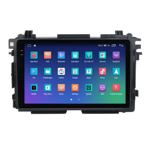 Navigatie Honda HRV 2014 - 2021 Rezolutie 2K, Ecran QLED 9.5 inch, 8GB RAM si 128GB ROM, Android, Procesor Octacore, Slot sim 4G, Sunet DSP, Wireless Carplay [4]