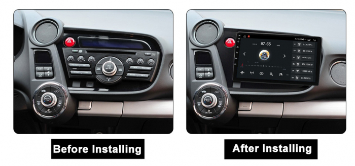Navigatie Honda Insight din 2009-2014, Android 14, Wireless Carplay si Android Auto, 2GB RAM si 32GB ROM, Display IPS 9 inch, Camera Marsarier, Internet, Aplicatii, Wi Fi, Usb, Bluetooth [4]