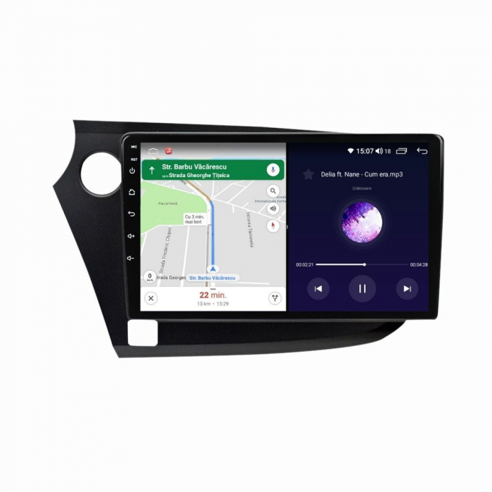 Navigatie Honda Insight din 2009-2014 Android 14 , 4GB RAM , Procesor Quad Core , Wireless Carplay si Android auto , Display HD Touchscreen, Wi-Fi , Bluetooth, USB [4]
