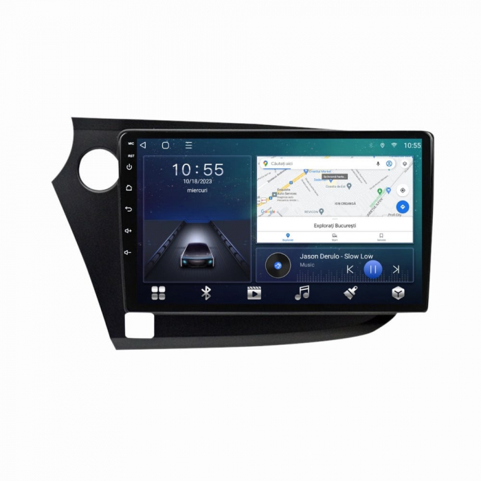 Navigatie Honda Insight din 2009-2014 Android 14 , 4GB RAM , Procesor Quad Core , Wireless Carplay si Android auto , Display HD Touchscreen, Wi-Fi , Bluetooth, USB [2]