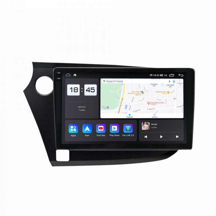 Navigatie Honda Insight din 2009-2014, Rezolutie 2K, Display QLED 9.5 inch, 4GB RAM si 64GB ROM, Android, Procesor Octacore, Slot sim 4G, Sunet DSP, Wireless Carplay si Android Auto, Camera Marsarier, [3]