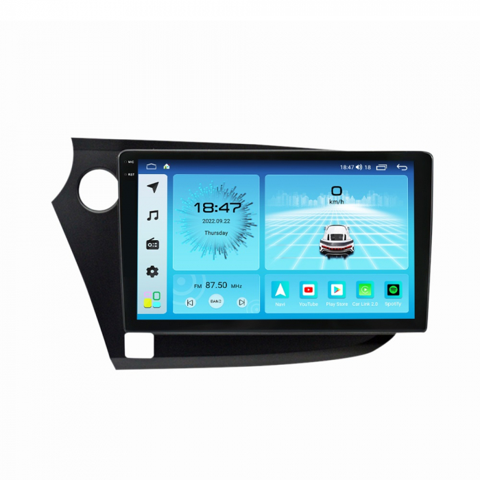 Navigatie Honda Insight din 2009-2014, Rezolutie 2K, Display QLED 9.5 inch, 4GB RAM si 64GB ROM, Android, Procesor Octacore, Slot sim 4G, Sunet DSP, Wireless Carplay si Android Auto, Camera Marsarier, [5]