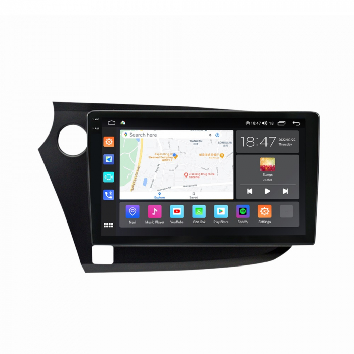 Navigatie Honda Insight din 2009-2014, Rezolutie 2K, Display QLED 9.5 inch, 4GB RAM si 64GB ROM, Android, Procesor Octacore, Slot sim 4G, Sunet DSP, Wireless Carplay si Android Auto, Camera Marsarier, [6]