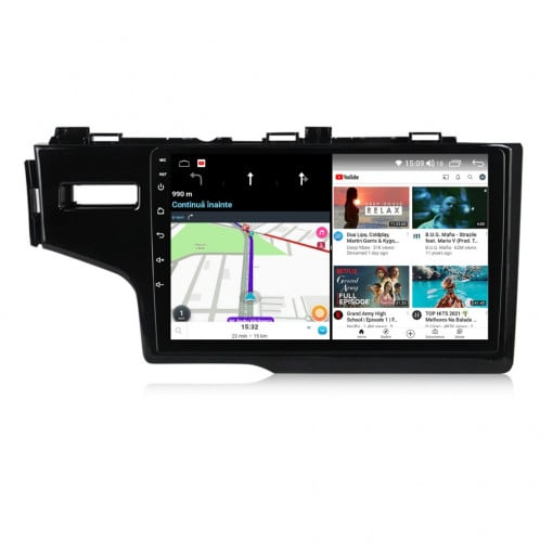 Navigatie Honda Jazz 4 2013 - 2020 Android 14 ,4GB RAM si 64GB ROM, Ecran QLED 9 inch, Android 14, Procesor Octacore, Slot sim 4G, Sunet DSP, Wireless Carplay si Android Auto [5]