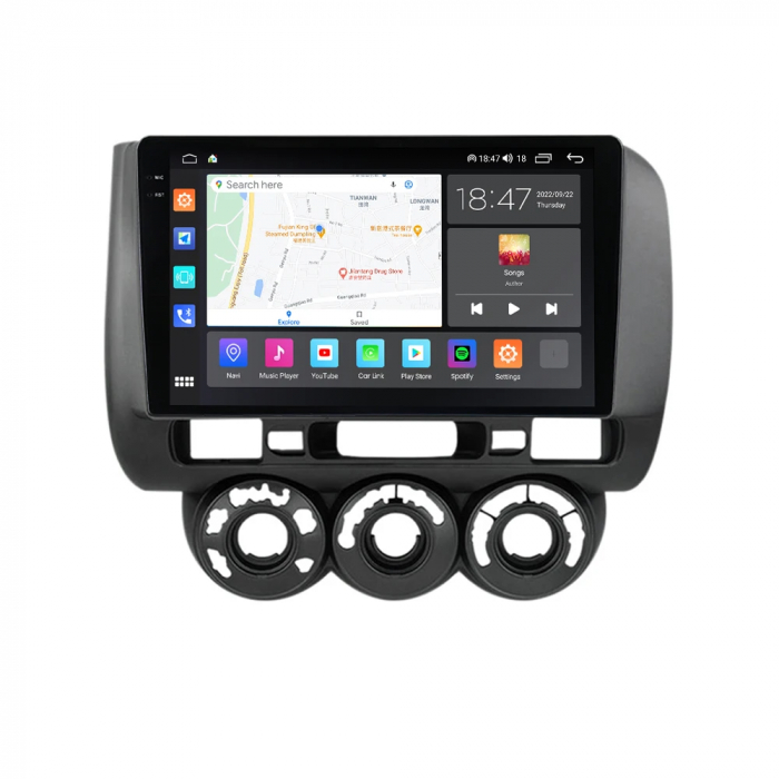 Navigatie Honda Jazz City 2002-2007 Rezolutie 2K , 8GB RAM+128GB ROM QLED [5]