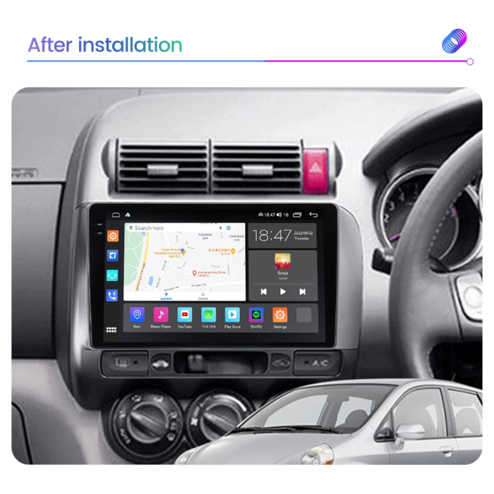 Navigatie Honda Jazz City 2002-2007 Android 14 , 8GB RAM+128GB ROM QLED [2]