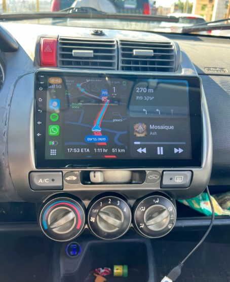 Navigatie Honda Jazz City 2002-2007 Android 14 , 1GB RAM Carplay [5]