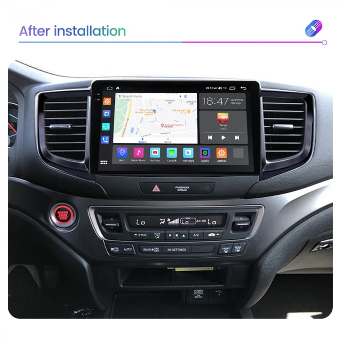 Navigatie Honda Pilot 2016-2019 Rezolutie 2K , 8GB RAM+128GB ROM QLED [5]