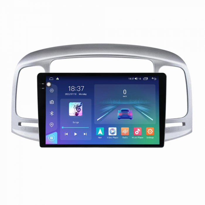 Navigatie Hyundai accent 2006-2011 Rezolutie 2K , 4GB RAM+64GB ROM QLED [1]