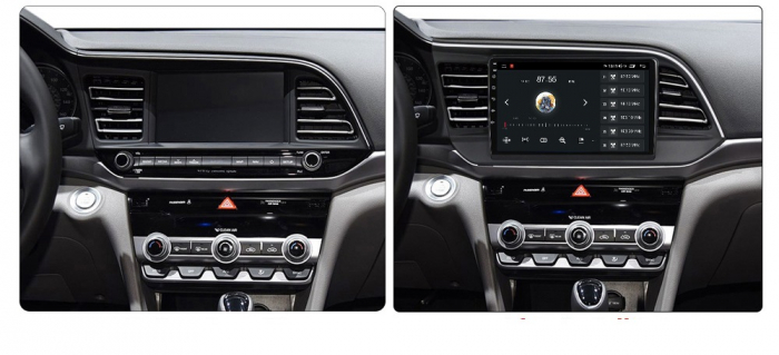 Navigatie Hyundai Elantra ( 2015 - 2019 ) 4 GB RAM si 64 GB ROM, Slot Sim 4G, Procesor Octa Core, Carplay, Sunet DSP, Android, Aplicatii, Usb, Wi Fi, Bluetooth [6]