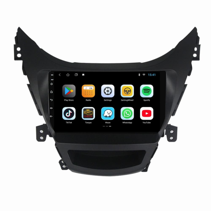 Navigatie Hyundai Elantra 5 2010 - 2016  8GB RAM si 128GB ROM, Ecran QLED 9 inch, Android 14, Procesor Octacore, Slot sim 4G, Sunet DSP, Wireless Carplay si Android Auto [2]