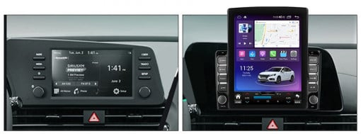 Navigatie Hyundai Elantra 7 2020 - 2024 , Android 14 , 4GB RAM Ecran Tesla 9.7 inch , Procesor Octacore, Slot sim 4G, Sunet DSP, Wireless Carplay si Android Auto [2]