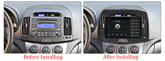 Navigatie Hyundai Elantra din 2006 - 2012, Android 14, 2GB RAM si 32GB ROM, Display IPS 9 inch, Camera Marsarier, Internet, Aplicatii, Wi Fi, Usb, Bluetooth [2]