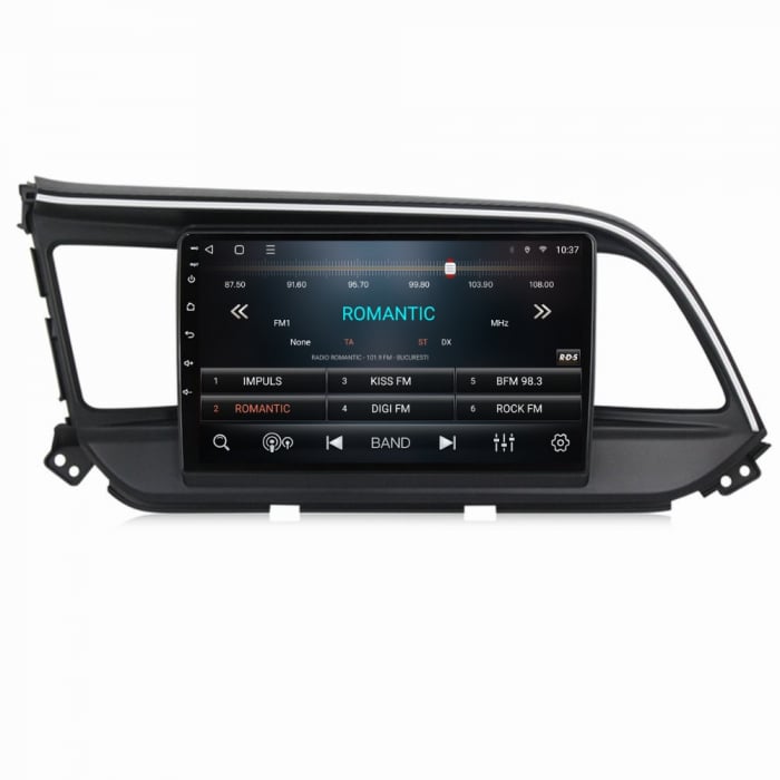 Navigatie Hyundai Elantra din 2015-2019, Rezolutie 2K, Display QLED 9.5 inch, 4GB RAM si 64GB ROM, Android, Procesor Octacore, Slot sim 4G, Sunet DSP, Wireless Carplay si Android Auto, Camera Marsarie [3]