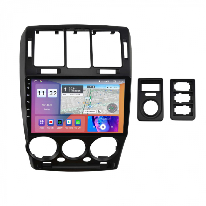 Navigatie Hyundai Getz 2002-2011 Android 14 , 4GB RAM , Procesor Quad Core , Wireless Carplay si Android auto , Display HD Touchscreen, Wi-Fi , Bluetooth, USB [5]