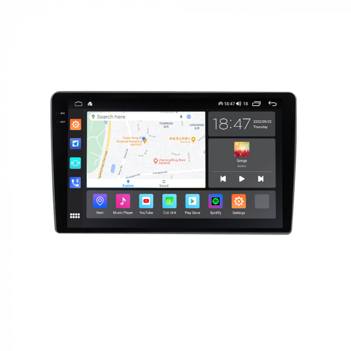 Navigatie Hyundai H1 din 2007 - 2015, Rezolutie 2K, Ecran QLED 9.5 inch, 8GB RAM si 128GB ROM, Android, Procesor Octacore, Slot sim 4G, Sunet DSP, Wireless Carplay [2]