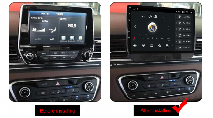 Navigatie Hyundai H1 din 2019 - 2023, Android 14, Wireless Carplay si Android Auto, 2GB RAM si 32GB ROM, Display IPS 9 inch, Camera Marsarier, Internet, Aplicatii, Wi Fi, Usb, Bluetooth [2]