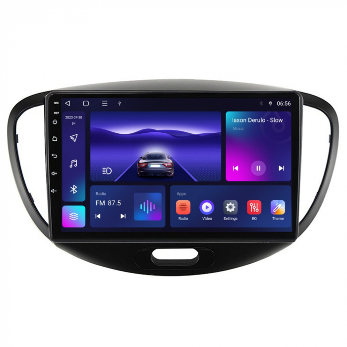 Navigatie Hyundai i10 2007 - 2013  Android 14 , 4GB RAM , Procesor Quad Core , Wireless Carplay si Android auto , Display HD Touchscreen, Wi-Fi , Bluetooth, USB [2]