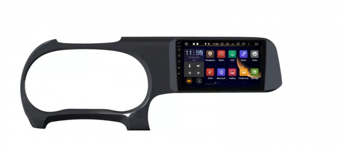 Navigatie Hyundai i10 din 2019 - 2022, 8GB RAM si 128GB ROM, Ecran QLED 9 inch, Android 14, Procesor Octacore, Slot sim 4G, Sunet DSP, Wireless Carplay si Android Auto, Camera Marsarier [3]