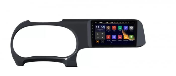 Navigatie Hyundai i10 din 2019-2022, Rezolutie 2K, Display QLED 9.5 inch, 4GB RAM si 64GB ROM, Android, Procesor Octacore, Slot sim 4G, Sunet DSP, Wireless Carplay si Android Auto, Camera Marsarier, U [4]