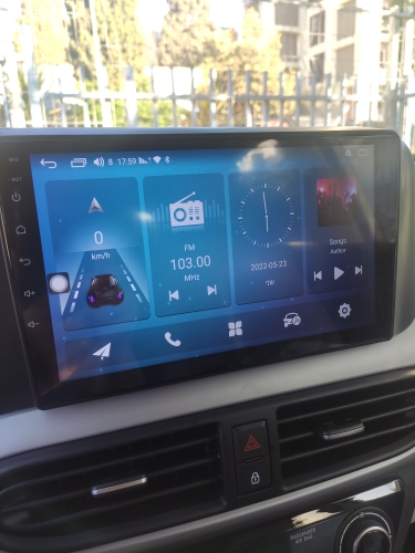 Navigatie Hyundai i10 din 2019-2022, Rezolutie 2K, Display QLED 9.5 inch, 4GB RAM si 64GB ROM, Android, Procesor Octacore, Slot sim 4G, Sunet DSP, Wireless Carplay si Android Auto, Camera Marsarier, U [3]