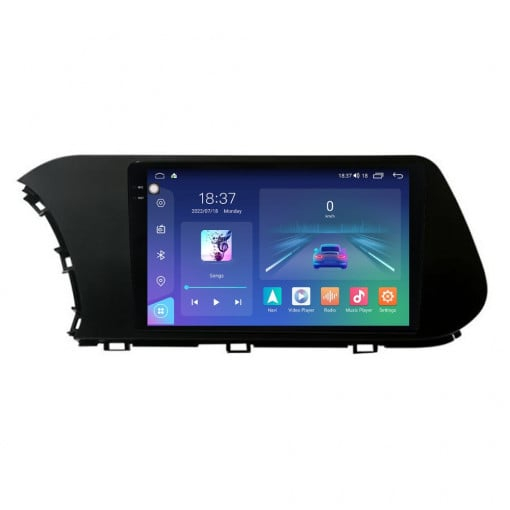 Navigatie Hyundai i20 , 2020 - 2024  Rezolutie 2K, Display QLED 9.5 inch, 4GB RAM si 64GB ROM, Android, Procesor Octacore, Slot sim 4G, Sunet DSP, Wireless Carplay si Android Auto, Camera Marsa [1]