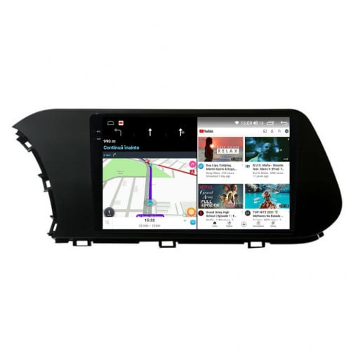 Navigatie Hyundai i20 , 2020 - 2024  Rezolutie 2K, Display QLED 9.5 inch, 4GB RAM si 64GB ROM, Android, Procesor Octacore, Slot sim 4G, Sunet DSP, Wireless Carplay si Android Auto, Camera Marsa [5]