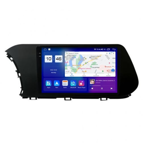 Navigatie Hyundai i20 , 2020 - 2024 Rezolutie 2K, Ecran QLED 9.5 inch, 8GB RAM si 128GB ROM, Android, Procesor Octacore, Slot sim 4G, Sunet DSP, Wireless Carplay [2]