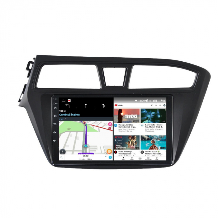 Navigatie Hyundai i20 din 2017 - 2018, Android 14, 2GB RAM si 32GB ROM, Display IPS 9 inch, Camera Marsarier, Internet, Aplicatii, Wi Fi, Usb, Bluetooth [3]