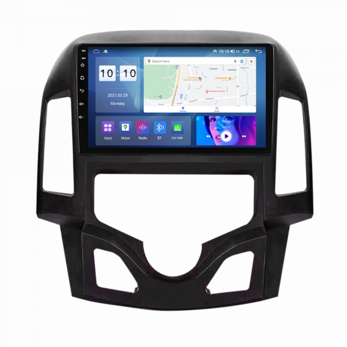 Navigatie Hyundai i30 din 2007-2012 Android 14 , 4GB RAM , Procesor Quad Core , Wireless Carplay si Android auto , Display HD Touchscreen, Wi-Fi , Bluetooth, USB [1]