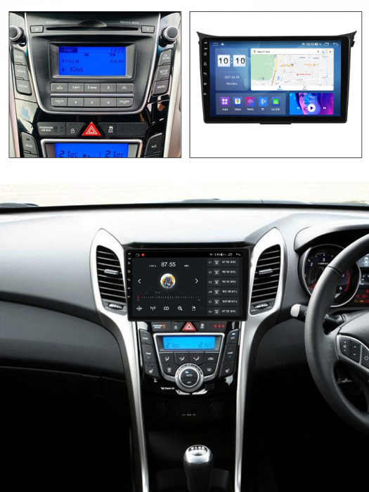 Navigatie Hyundai i30 din 2011 - 2017, Android 14, 2GB RAM si 32GB ROM, Display IPS 9 inch, Camera Marsarier, Internet, Aplicatii, Wi Fi, Usb, Bluetooth [5]