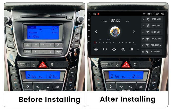 Navigatie Hyundai i30 din 2011 - 2017, Android 14, 2GB RAM si 32GB ROM, Display IPS 9 inch, Camera Marsarier, Internet, Aplicatii, Wi Fi, Usb, Bluetooth [3]