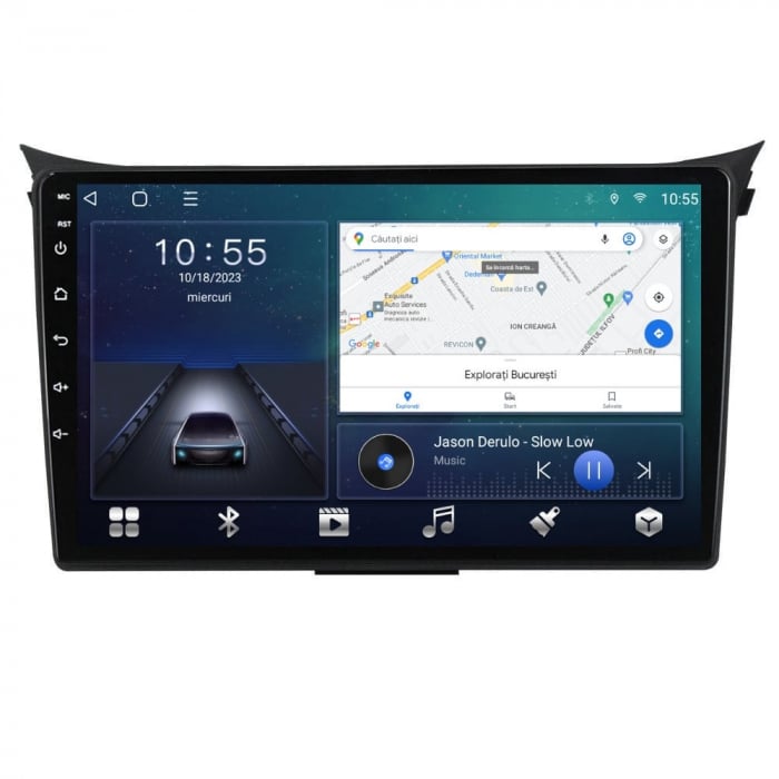 Navigatie Hyundai i30 din 2011-2017 Android 14 , 4GB RAM , Procesor Quad Core , Wireless Carplay si Android auto , Display HD Touchscreen, Wi-Fi , Bluetooth, USB [2]