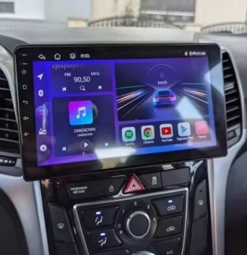 Navigatie Hyundai i30 din 2011-2017 Android 14 , 4GB RAM , Procesor Quad Core , Wireless Carplay si Android auto , Display HD Touchscreen, Wi-Fi , Bluetooth, USB [8]