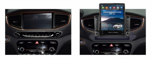 Navigatie Hyundai Ioniq 2016 - 2022 , Ecran TESLA 9.7 inch, 8 GB RAM si 128 GB ROM, Android 15, Slot Sim 4G, Procesor Octa Core, Carplay Wireless si Android auto, Procesor Sunet Digital DSP [4]