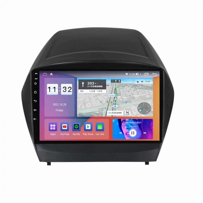 Navigatie Hyundai ix 35 ( 2009 - 2015 ) , 4 GB RAM si 64 GB ROM, Slot Sim 4G, Procesor Octa Core, Carplay, Sunet DSP, Android, Aplicatii, Usb, Wi Fi, Bluetooth [2]