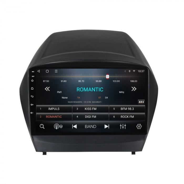 Navigatie Hyundai ix35 din 2009-2015, Rezolutie 2K, Display QLED 9.5 inch, 4GB RAM si 64GB ROM, Android, Procesor Octacore, Slot sim 4G, Sunet DSP, Wireless Carplay si Android Auto, Camera Marsarier, [4]
