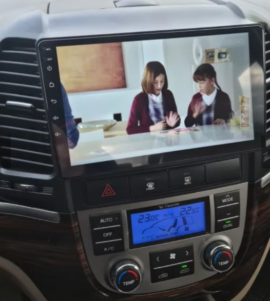 Navigatie Hyundai Santa Fe din 2006-2012, Rezolutie 2K, Ecran QLED 9.5 inch, 8GB RAM si 128GB ROM, Android, Procesor Octacore, Slot sim 4G, Sunet DSP, Wireless Carplay si Android Auto [5]